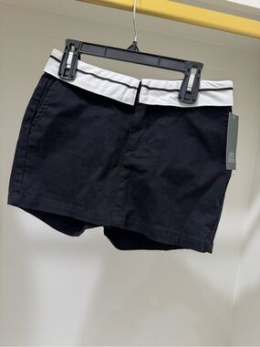 wild fable Black Shorts with White Trim